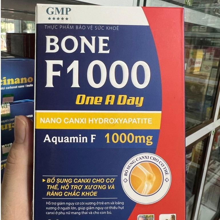 CANXI NANO BONE F1000 (hữu cơ- giúp xương-răng chắc khoẻ)