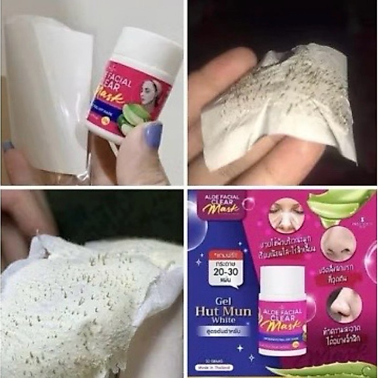 [Hàng Thái Bao Check] Gel lột mụn đầu đen mụn cám Thái Lan  giúp lột mụn mũi Gel Hút Mụn White Gel l