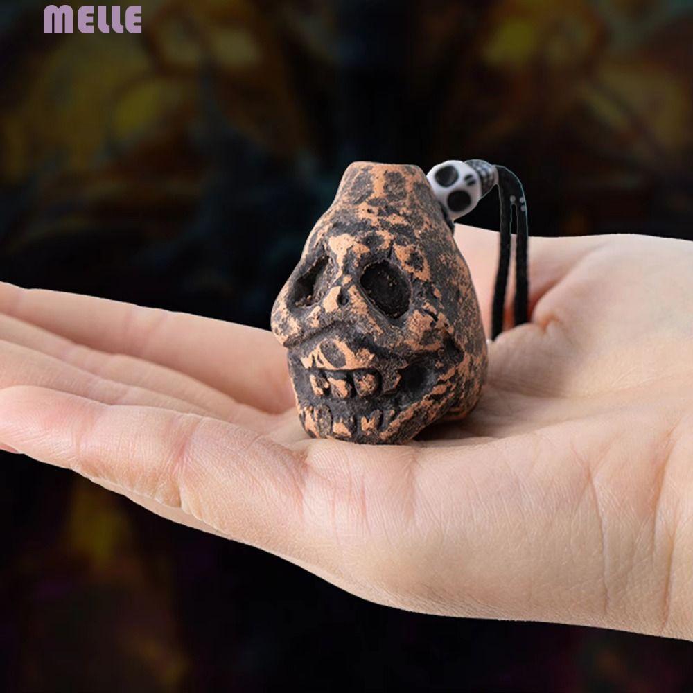 MELLE Authentic Aztec Còi, Âm thanh đáng sợ Còi gầm rú sáng tạo, Ma quái hợp thời trang Giải nén Dea