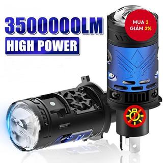 Công suất cao H4 / 9003 / HB2 Đèn pha LED Ống kính máy chiếu Canbus Ánh sáng mạnh 35000LM Quạt Turbo Làm mát Tự động và Đèn MOTO Hi / Chùm thấp