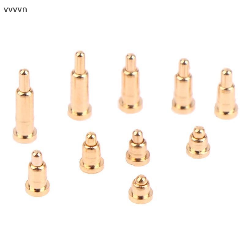 Tốt 10pcs SMT POGO pin kết nối pin mùa xuân nạp thử nghiệm thăm dò 2-7mm PCB pogopin mới