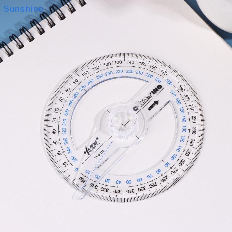 Sun 1 / 3 / 5 Cái Dụng Cụ Đo Thước Vòng Tròn Dụng Cụ Soạn Thảo Hình Học Toán 360 Độ Cho Lớp Học VN