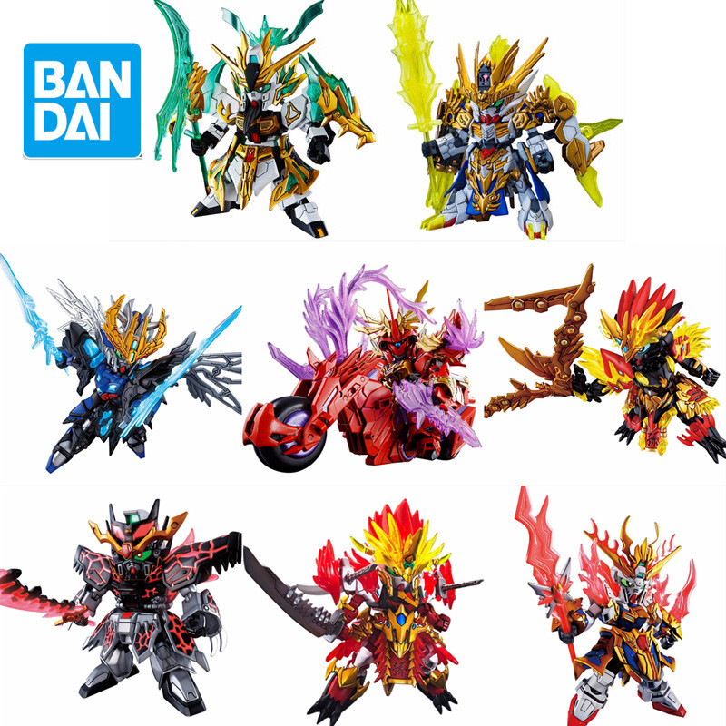 Bandai Gundam SD Ba Vương Quốc Chuangjie Chuan BB Chiến Binh Quan Yu Liu Bei Zhang Fei Lu Bu Chu Yu 