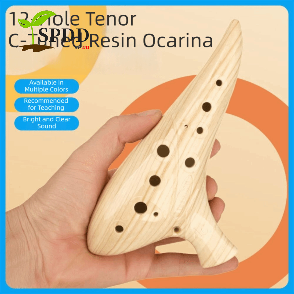 SPDD 12 Lỗ Ocarina, Chất Lượng Chuyên Nghiệp Thoải Mái Cầm Ocarina Nhạc Cụ, Mịn Dễ Dàng Nhạc Cụ Âm T