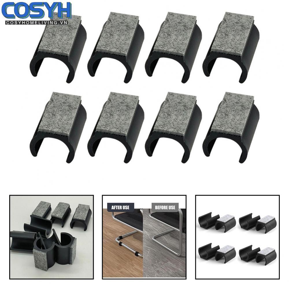 <cosyh>8 Pack of Chair Gliders 25mm Designed for Noise Reduction and Stability