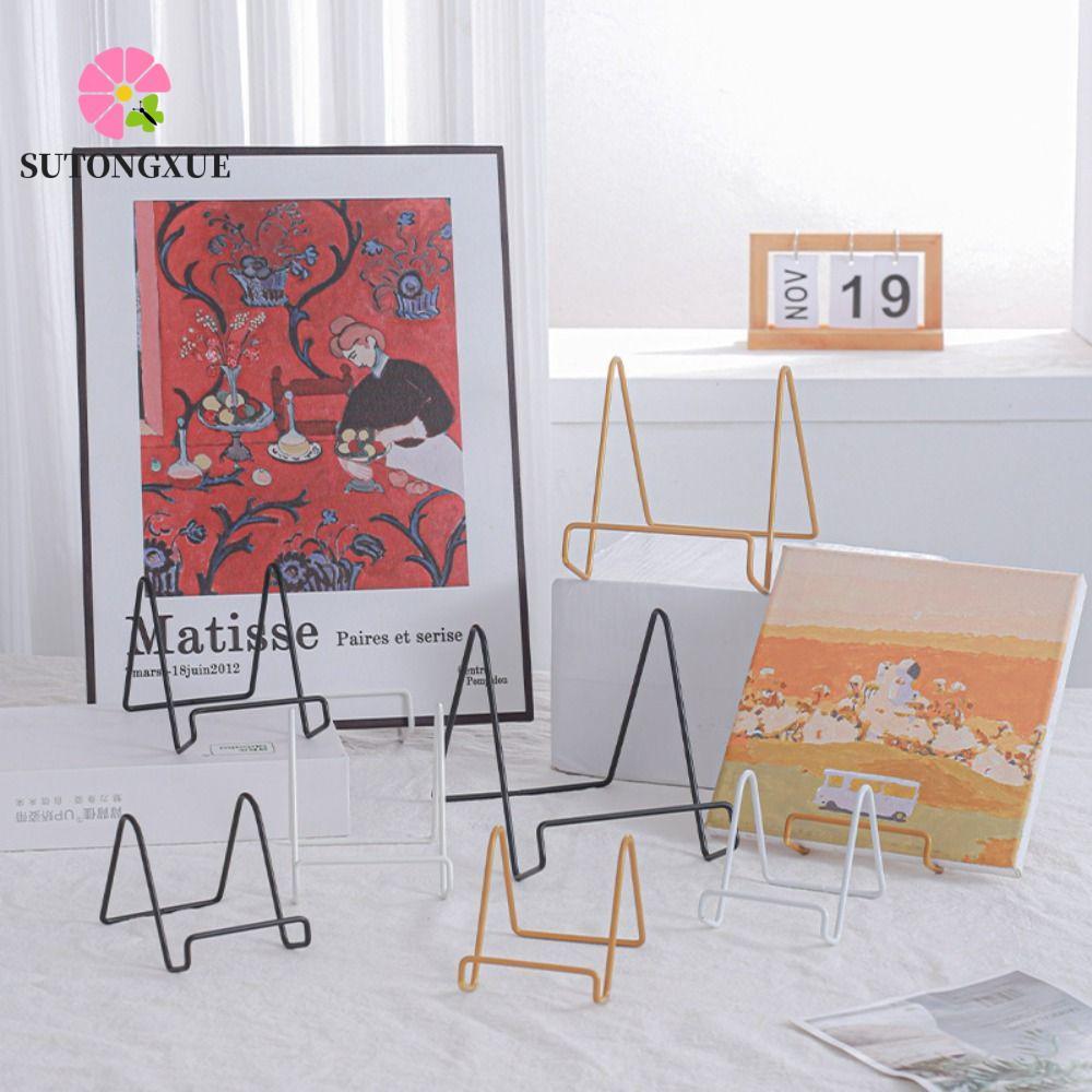 SUTONGXUE Iron Magazine Rack, File Photo Book Storage Rack, INS Báo Bộ Sưu Tập Hình Ảnh Giá Đỡ Để Bà