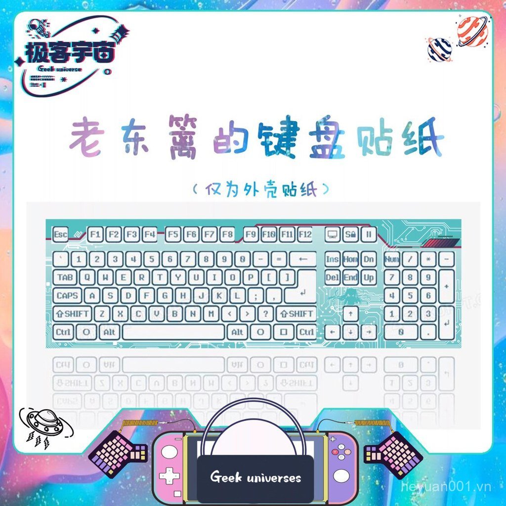 Miếng Dán Bàn Phím Của Dongli Miễn Phí Vận Chuyển Trên 5 Miếng Jike Universe Phúc Lợi AJLI