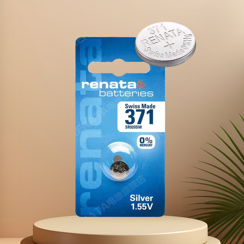 R RENATA / RENATA Thụy Sĩ Nhập Khẩu Chính Hãng 371 / SR920SW Nút Đồng Hồ Thạch Anh Phiên Bản Bìa Cứn