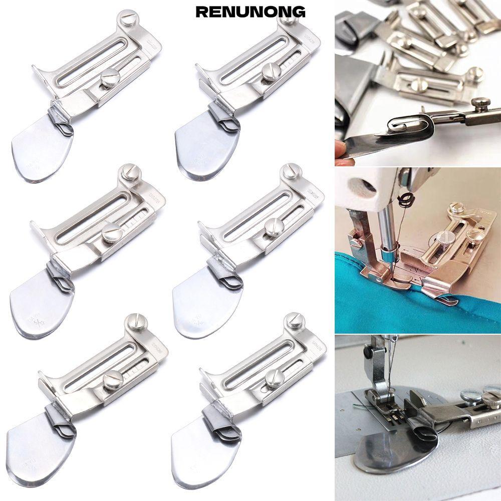 Chân ép viền cán RENUNONG 0.3cm-1cm Hợp kim kẽm gia dụng 1 / 8inch-3 / 8inch Máy ép chân cho