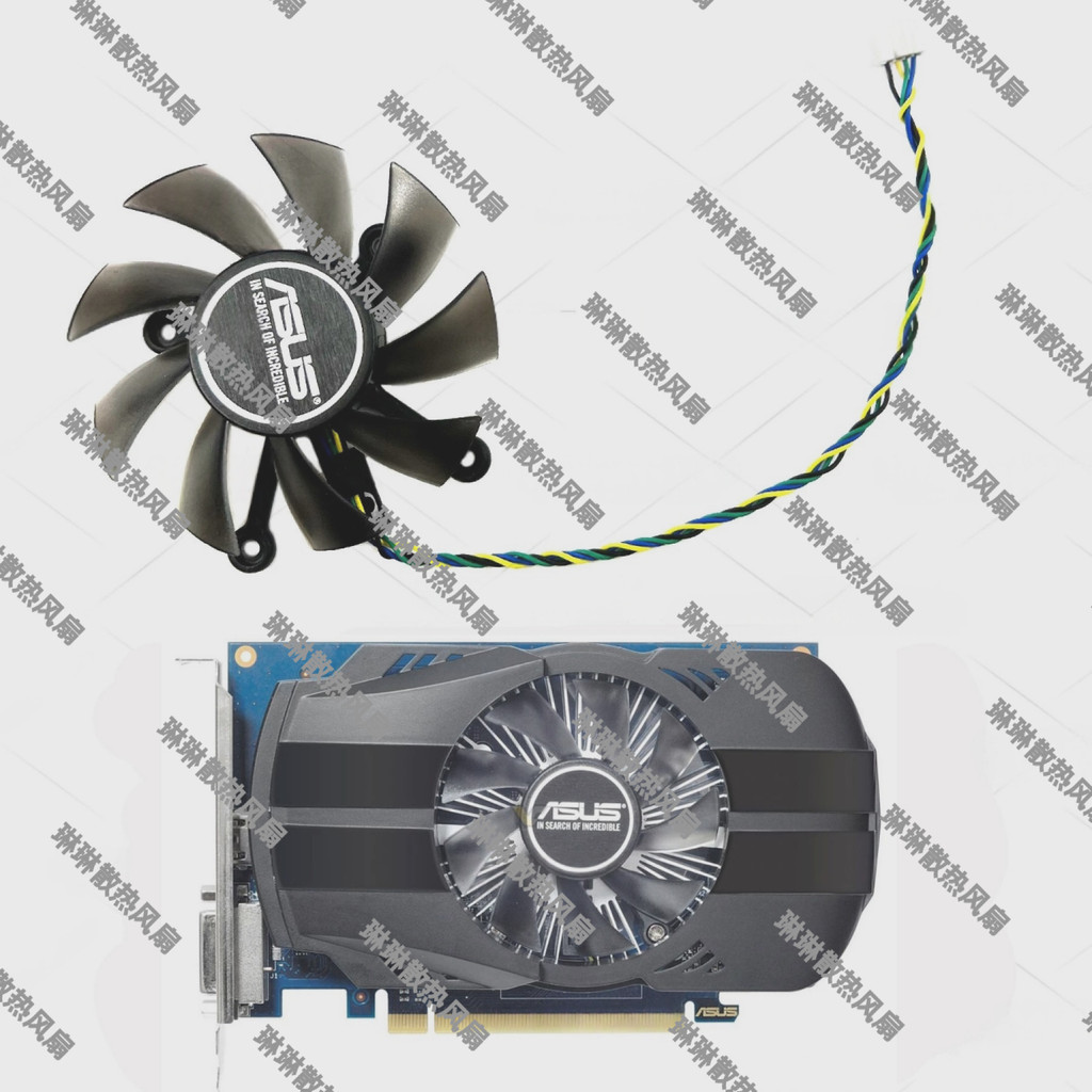 [Bán Tản Nhiệt] Miễn Phí Vận Chuyển Asus HD7850 HD7770 GTX650Ti GTX650 GTX750 Quạt Card Đồ Họa 7.5cm