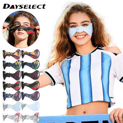 DAYSELECT Mặt nạ thoáng khí chống tia cực tím thể thao Bóng đá phù hợp Phụ kiện Nhãn dán mặt khí quyển