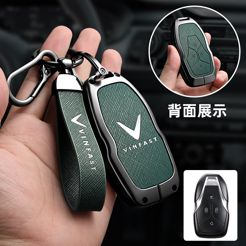 Thích hợp cho 2026 VINFAST Vf8 plus Vỏ bảo vệ cao cấp VF5 VF6 VF7 VF8 VF9 Móc khóa
