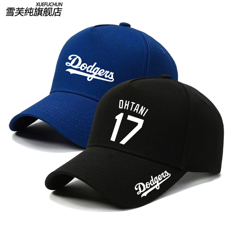 Đội bóng chày Dodgers Dodgers No. 17 Shohei Otani Cùng Mũ Nam Mũ Bóng Chày Ngoài Trời