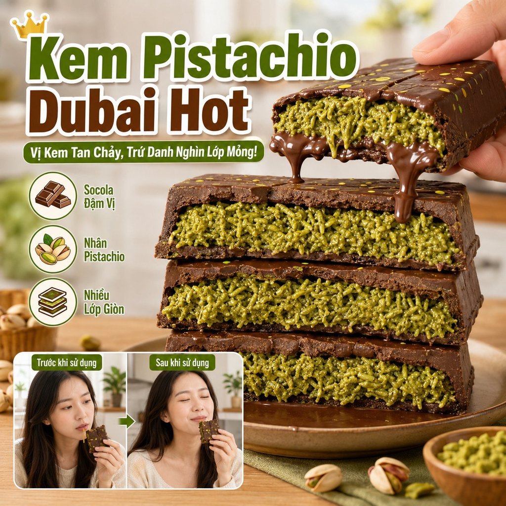 [✨socola Dubai Chính Hãng ✨] Socola Dubai  / Kẹo Chocolate Nhân Hạt / Đặc Sản Dubai / Hương Vị Sang 