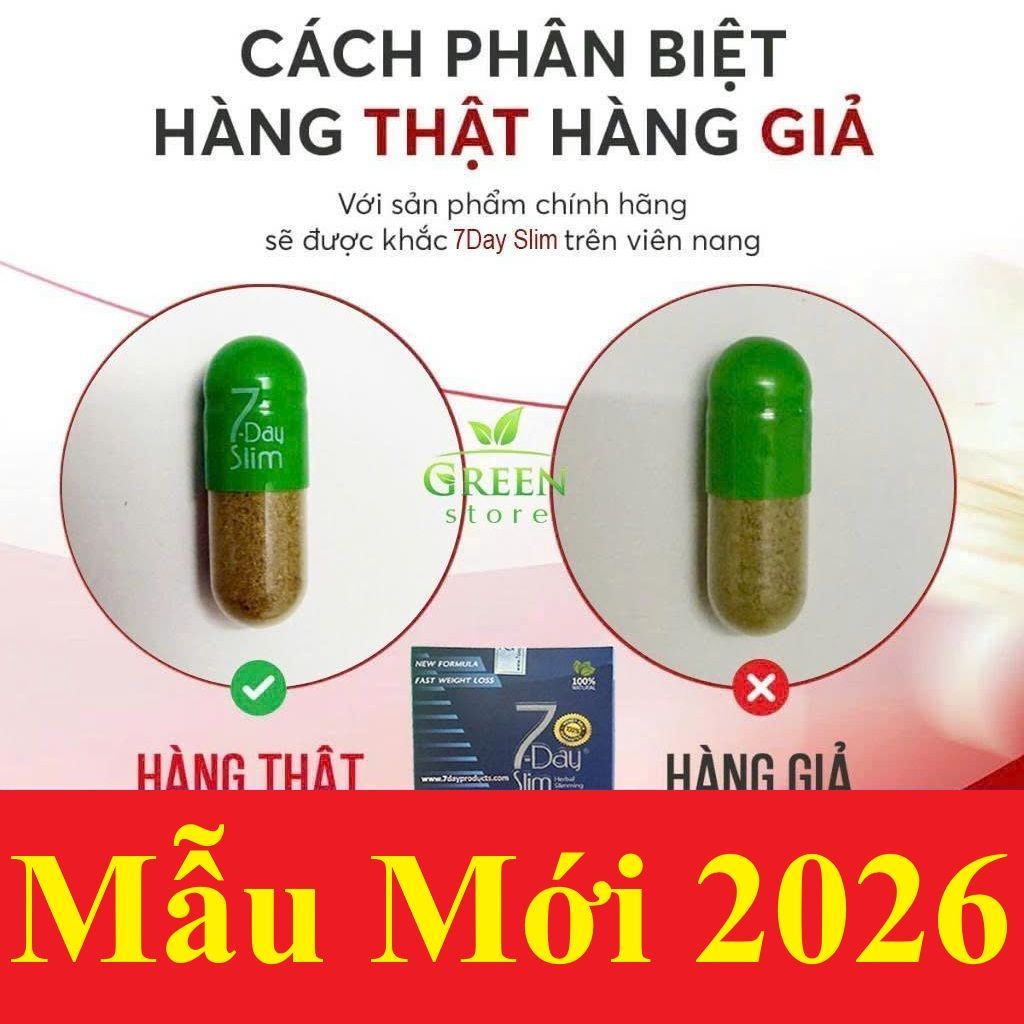 [Mẫu Mới 2026] COMBO 7 Day Slim - Viên Uống Giảm Cân Nhập Khẩu Mỹ  SLIMMING CARE & KORE PLUSS