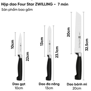 Bộ Dao 7 Món Zwilling Four Star
