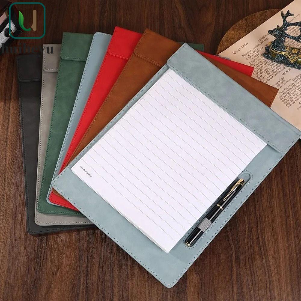 Thư mục tập tin ZENITTHGEM, a4 có bút chèn bảng viết, Thư mục Menu Clip Da PU Thư mục giấy bền Cuộc 