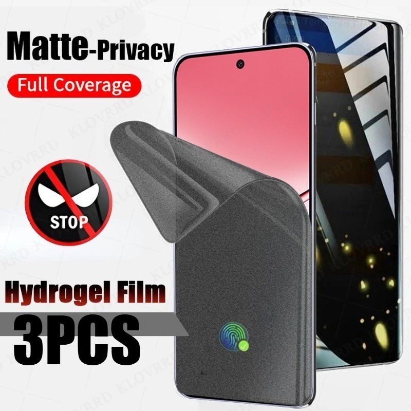 3 Chiếc Full Cover Chống Ánh Sáng Xanh Mềm Hydrogel Cho Redmi K100 K70 K70E K80 K90 Pro Max Ultra Ch