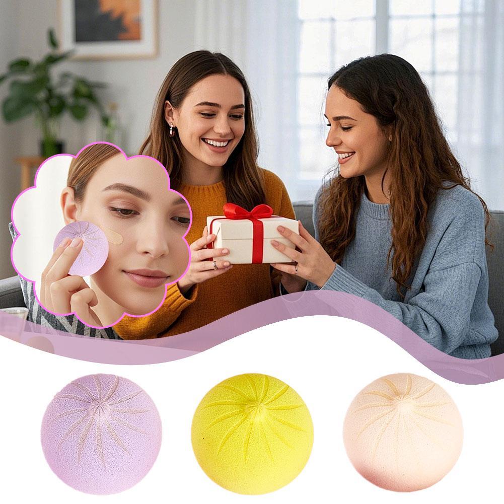 Hấp Bun Bột Puff Siêu Mềm Cotton Mặt Đệm Không Khí Bọt Biển Làm Đẹp Mỹ Phẩm Puff Tool A8