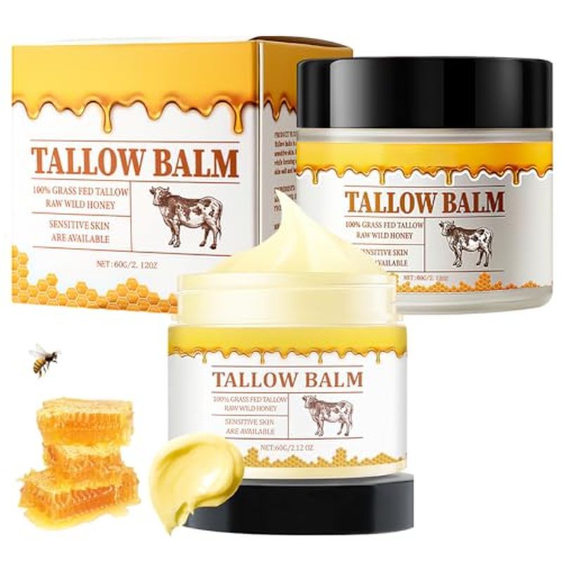 Kẹo mật ong và & Hydrat hóa, Skin Tallow Skin Tallow Moi Wild Honey Tallow Mật ong, Balm, Hydrat hóa