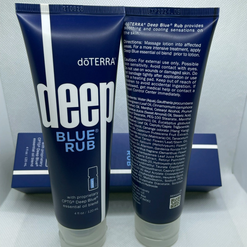 Kem dưỡng da mặt DoTERRA Deep Blue Rub 120ml giúp giảm đau cơ thể ở cơ bắp và khớp Chăm sóc cơ thể