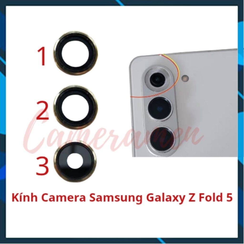 Kính Camera Samsung Galaxy Z Fold 5 / ZFold 5 / Z Fold5 ( Sẵn Hàng )