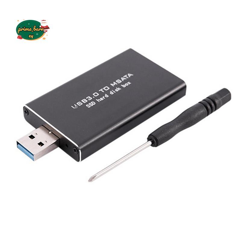 MSATA sang USB 3.0 sang MSATA SSD USB3.0 sang MSATA Ốp lưng Bộ chuyển đổi đĩa cứng M2 SSD Hộp đựng ổ