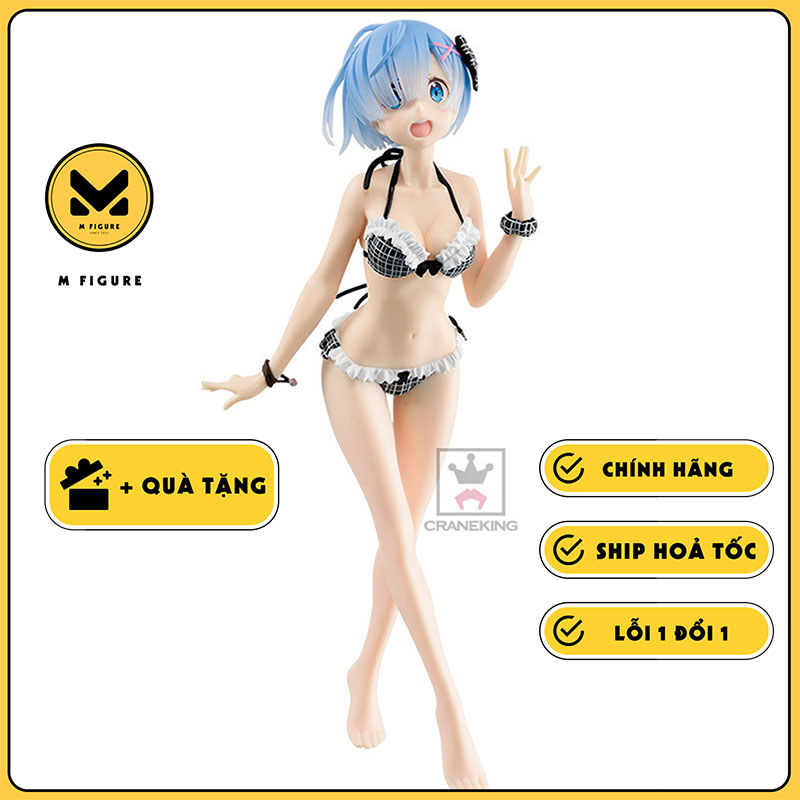 MÔ HÌNH Rem - Re:Zero Kara Hajimeru Isekai Seikatsu - EXQ Figure (Banpresto) FIGURE CHÍNH HÃNG