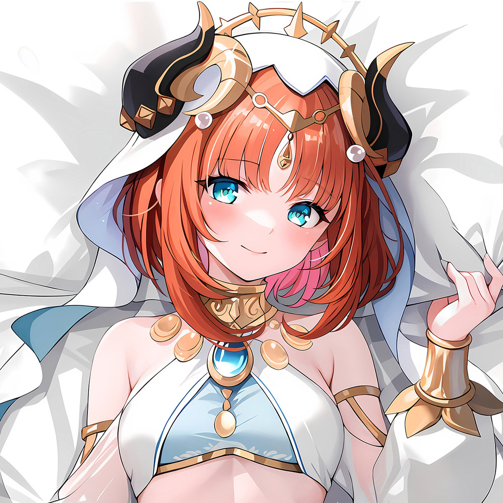 Genshin Impact Nilou Anime Dakimakura Vỏ Gối Hai Mặt HD In 2 Chiều Tricot Thân Gối