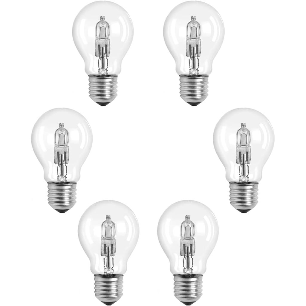 6 Bóng Đèn Chiếu Sáng 043168787963 78796 43 Watt Clear A19 Đèn Halogen Blub