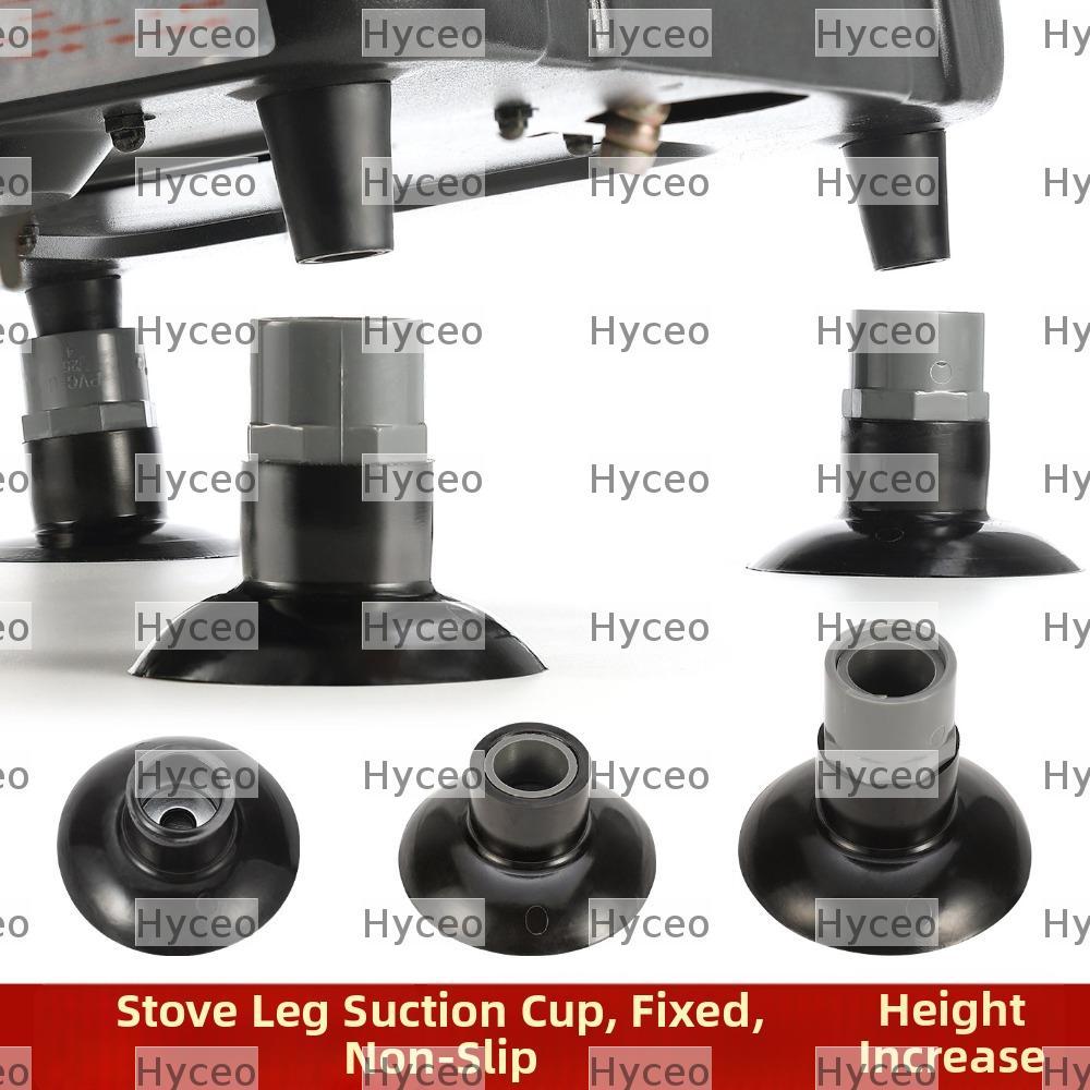 Thảm chân bếp gas HYCEO, Cốc hút bếp gas đa năng Tấm lót chống trượt, Thay thế mũ chân bạt lò xo im 