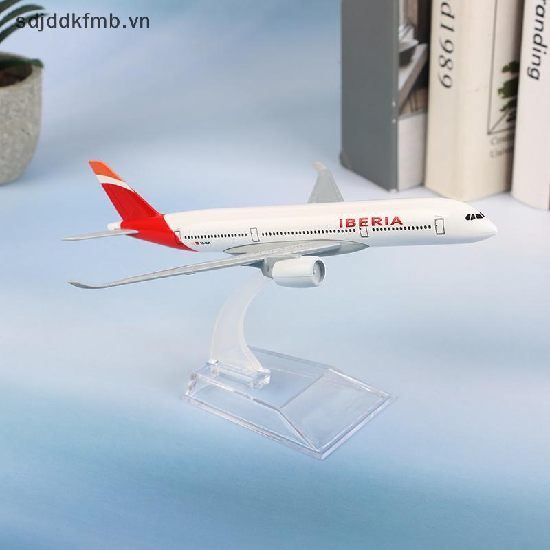 16CM Iberia 330 Hợp Kim Máy Bay Mô Hình Tỉ Lệ 1: 400 Kim Loại Máy Bay Bản Sao Diecast Máy Bay Hàng K