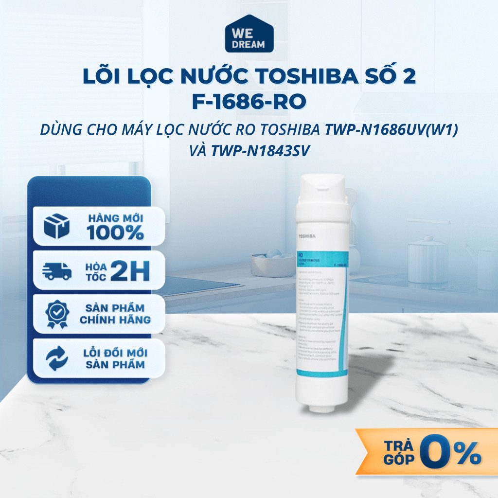 Lõi Lọc Nước Toshiba Số 2 F-1686-RO - Hàng Chính Hãng