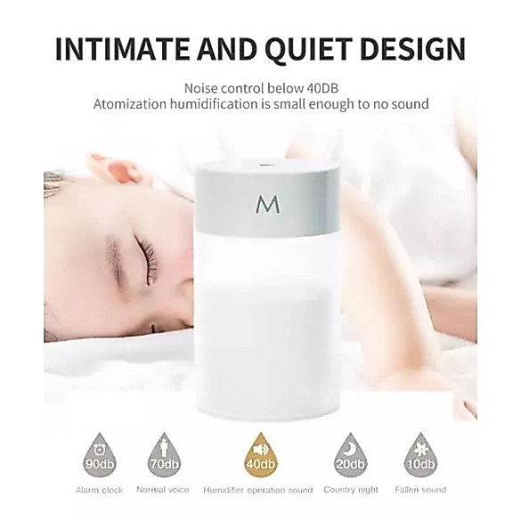 Xiaomi Air Humidifier Mini Máy Xông Tinh Dầu Tạo Độ Ẩm Máy Phun Sương Mini Có Đèn LED Xoay Vòng Mini