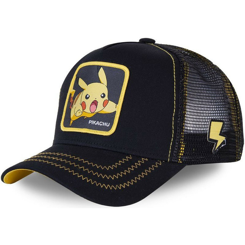 Mũ lưới Pokemon mũ bóng chày trẻ em Pikachu mũ chống nắng hoạt hình mũ lưới quà tặng thời trang
