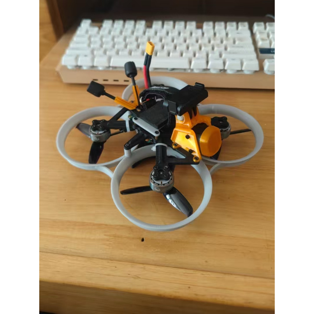 10cm Vượt Qua Giá Máy In Thích Hợp Cho DJI O4pro Sky End Chất Liệu ABS Mặc Định Màu Đen