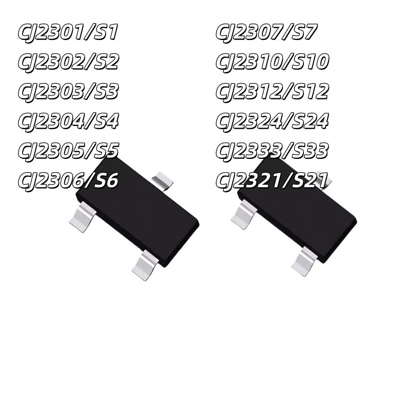 CJ2301 2302 2303 2304 2305 2306 2307 2310 Miếng dán SOT-23