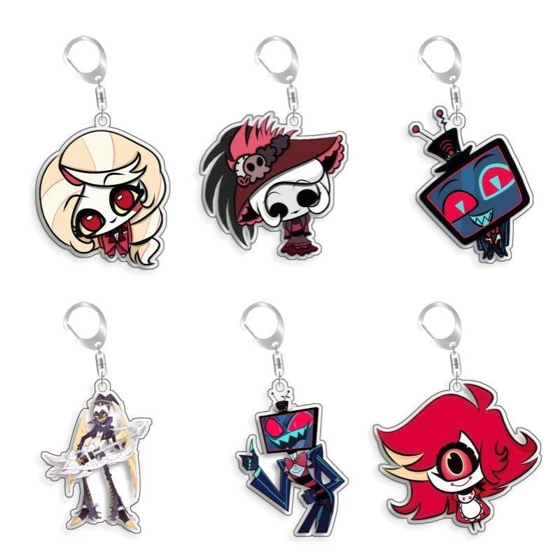 Hazbin Hotel Charlie Morningstar Niffty Vox Alastor Homemade Acrylic Móc khóa  mica Game Anime Colle