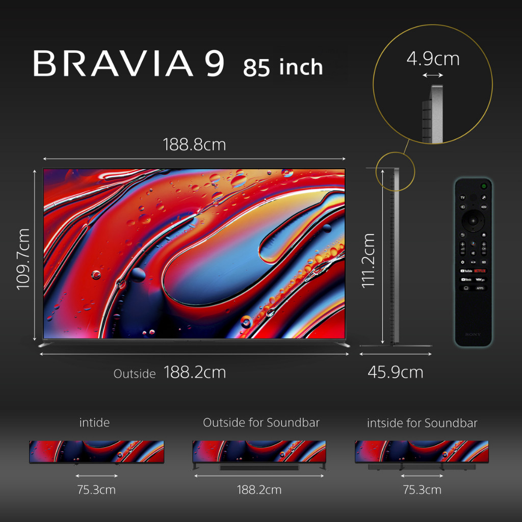 K-75XR90 Google Tivi Mini-LED Sony 4K 75 Inch [Freeship HCM]
