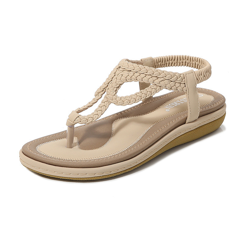 Giày Nữ Giày Nữ Bohemian Sandal Nữ 2025 Nữ Plus Size La Mã Đi Biển Sandal YYLB