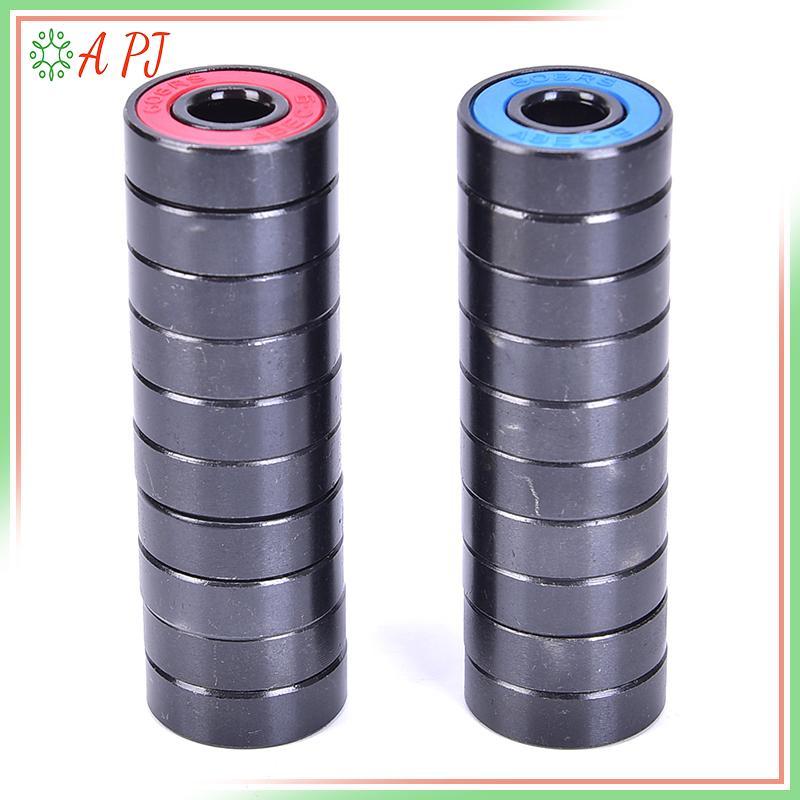 [APJ] 10 Cái / bộ 608 2RS Vòng bi kín bằng thép rãnh sâu 608RS 608-2RS [MỚI]