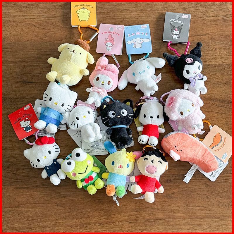 SS Sanrio Hello Kitty Kuromi Người Nổi Tiếng Jisoo Lấy Cảm Hứng Từ Khóa Trái Tim Sang Trọng Túi Char