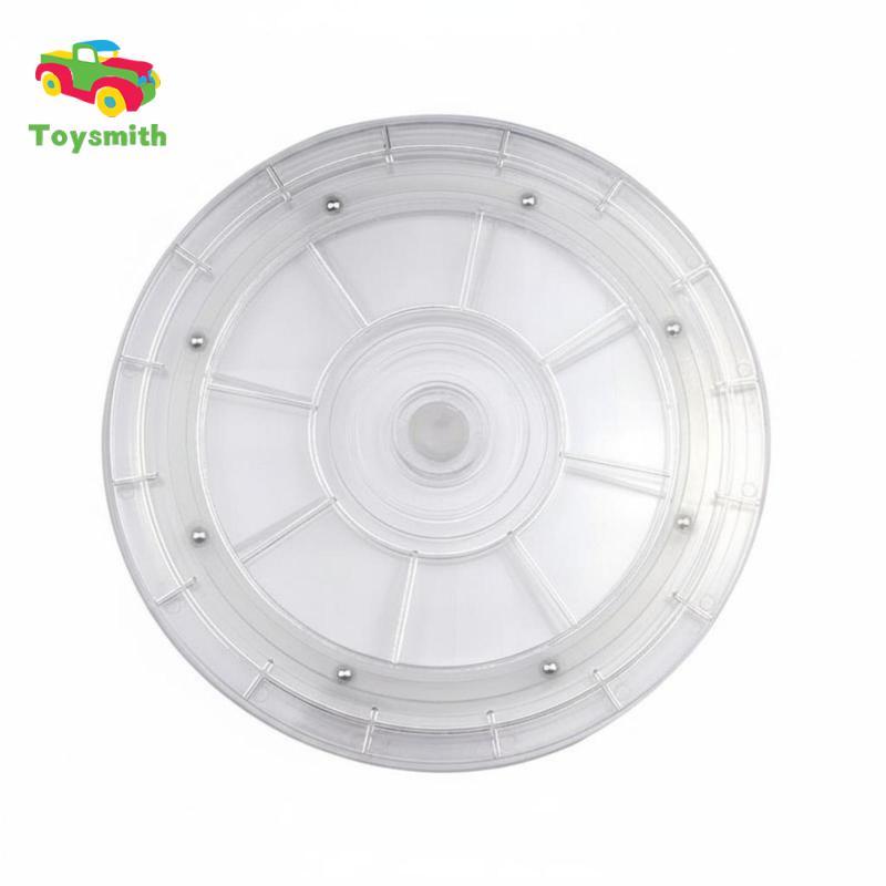 360 độ Xoay Bàn xoay Đế bi Vòng bi Hiển thị Acrylic trong suốt Bàn xoay Gia cố Vòng xoay Đế hiển thị
