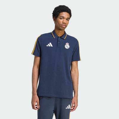 adidas Bóng đá Áo Polo Real Madrid DNA Nam Màu xanh da trời KG5363