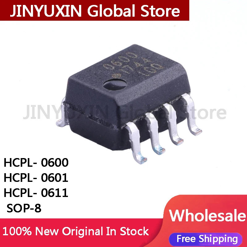5 Chiếc HCPL-5600 0600 HCPL-0601 0601 HCPL-0611 0611 SOP-8 IC Chip Bán Buôn