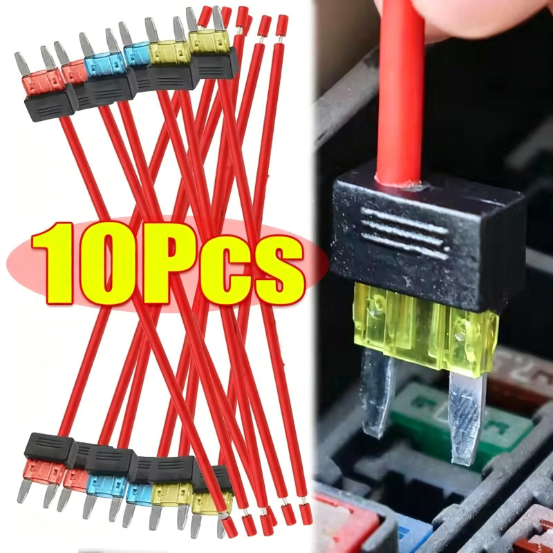 2-10 chiếc Mini Blade Fuse Giá đỡ Add-a-circuit Tap cho ô tô | Không hư hỏng Dây chính hãng, dành ch