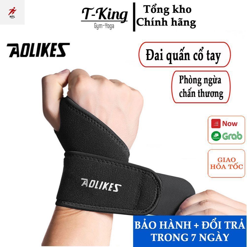 Băng quấn cổ tay Aolikes,Đai quấn bảo vệ cổ tay hỗ trợ nẹp xương ống khớp cổ tay AOLIKES 7937# NTL S