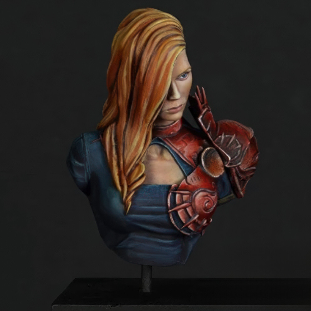 Tượng bán thân mô hình nhựa, 1 / 10 Eileen "The Death Lurker", GK, chủ đề khoa học viễn tưởng, Bộ kh