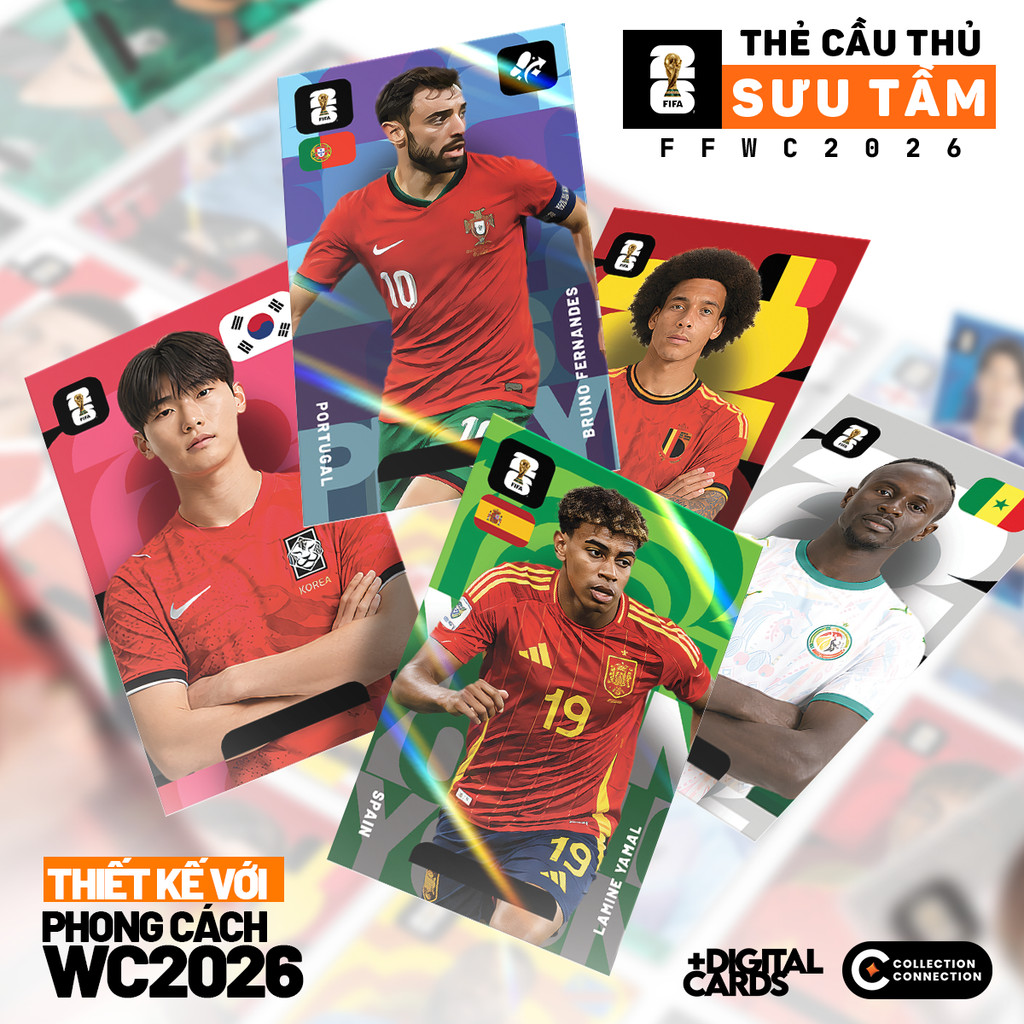 WC2026 | Pack Thẻ Sưu Tầm Cầu Thủ WC2026 +DIGITALCARD | GCD Shop
