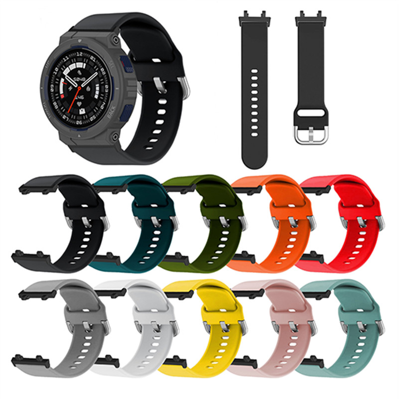 Thích hợp cho Huami Amazfit Active Edge (A2212) Dây đeo silicon phong cách sống động amazfit Dây đeo